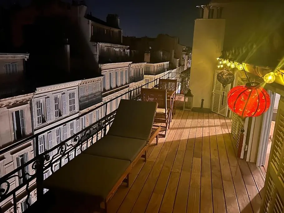 Rooftop Terrasse Marseille Lejlighed